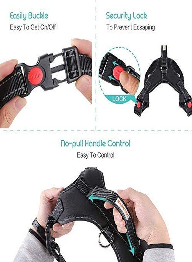 KittuPet مستلزمات الحيوانات الأليفة KittuPet، سرج K9 للكلاب الكبيرة مزود بأحزمة قابلة للتعديل، سترة أمان للكلاب (كبير، أخضر مموه) - Image 3